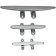 Hollex Mooring Cleat 250 mm Stainless Steel 316