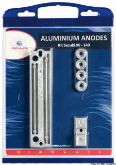 Osculati 43.371.01 - Anode Kit Suzuki 90/140 HP Aluminium