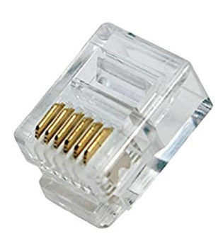 Ripca Plug RJ-12 Transparent