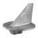Martyr Short Zinc Trim Tab Anode For Mercury 50 HP