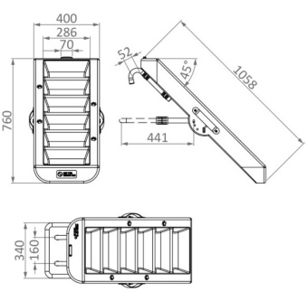 Osculati 49.538.20 - Paws Up Doggy Ramp