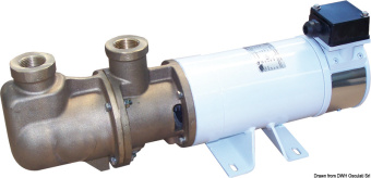 Osculati 50.229.24 - CEM Sbr Self-Priming Electric Pump With Bronze Single Screw