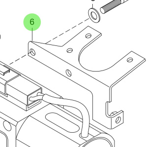 Steyr 2178955-1 - Console Control Solenoid Bracket