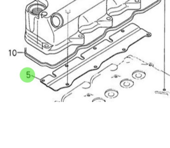 Nanni Diesel 970312971 - Breather Shield for Cylinder Head Cover