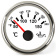 Hollex Oil Temperature Gauge White/Stainless Steel 9-32V 150°