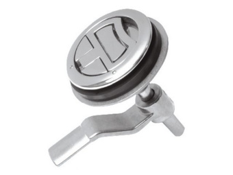 Flush Pull Ring Latch ø60 mm 316 Stainless Steel – Secure Hatch Handle with Lock Options