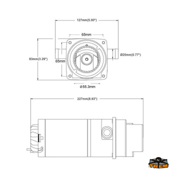 Trem Z1808101 - Pump For Electric Toilets 12V