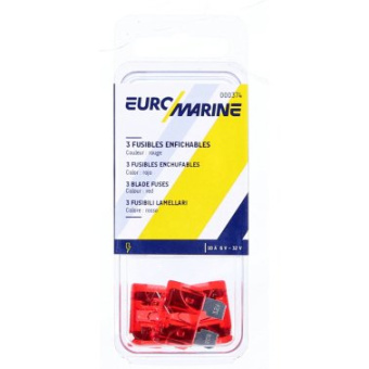 Euromarine Plug-In Fuse 10A - Set Of 3