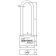 Euromarine Long Shackle Padlock - 150mm