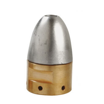 E. Polipodio Zinc Riva Shaft Nut Anodes with Brass Cone, Shaft Ø22–45 mm
