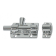 Foresti & Suardi Chromed Brass Door Bolt 59x27 mm