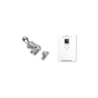 Foresti & Suardi 85.C - Anti-Rattle Door Toggle 72x35mm Chrome Blister
