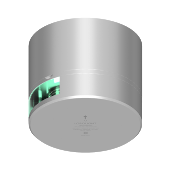 Lopolight 301-008 REVERSE-CD - Navigation Light 2NM 112,5° Green, Starboard, Upside/Down w/Conn & CD-Base