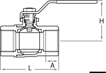 Osculati 17.557.03 - GUIDI Bronze F-F Ball Valve Full Flow 3/4"