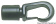 Osculati 63.050.80 - Nylon Snap Hook 5/6mm 20 pcs