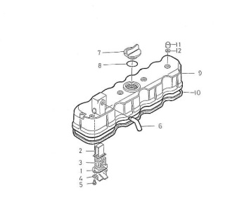 Nanni Diesel 970490302 - HOUSING,BREATHER ELEMENT for 4.220HE/5.250TDI/5.280HE