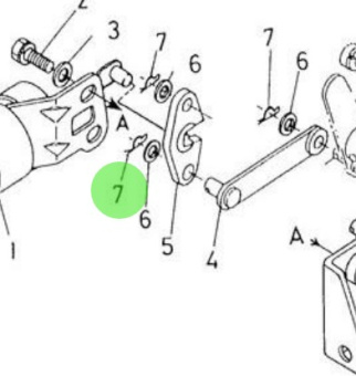 Nanni Diesel 970307365 - Snap Pin for Electric Stop Systems