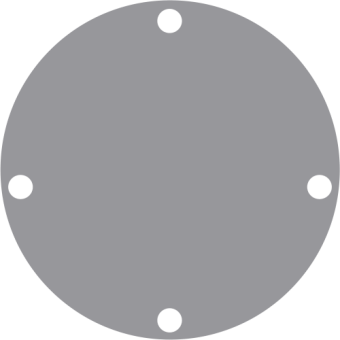 Johnson Pump 01-46556 - Bronze Cover For Pump F5B/ F6B-9- 81mm OD 4-Hole
