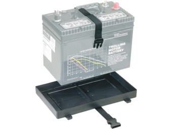 Attwood Battery Tray With Strap Small