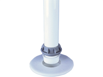Nuova Rade 44049 - Table Pedestal, Fixed, L=770mm, Diameter 60mm, White
