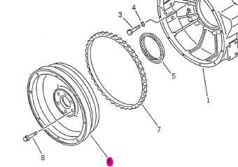 Northern Lights 6211-31-1502 - Flywheel Assembly - SAE #18