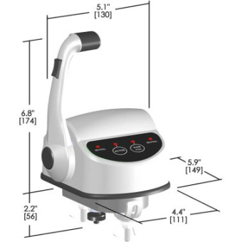 Glendinning 11419-SGIN-S2B ProGrade Control Box 1 Inboard Engine, Starboard, 2 Buttons