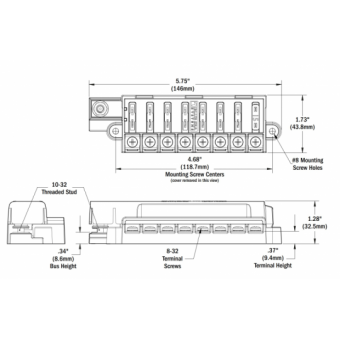 Blue Sea ST Blade Compact Fuse Block Circuits 4