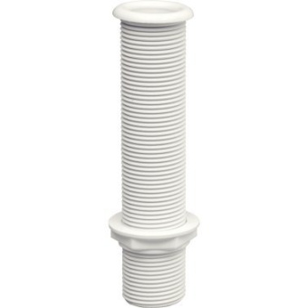 Plastimo 62164 - White Threaded Thru-hull Fit Ø25 - L155mm (x10)