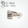 Clamcleat CL248 Cleat with Hook and 3 Sheaves for 3–5 mm Rope