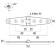 Foresti & Suardi Hinge 151x30 mm Brass