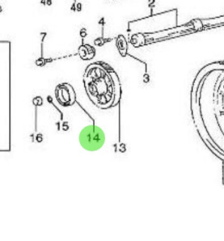 Nanni Diesel 970312116 - Ball Bearing for Crankshaft, Piston and Camshaft Assemblies