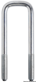 Osculati Boat Trailer U-Brackets for Central Roller Mounting