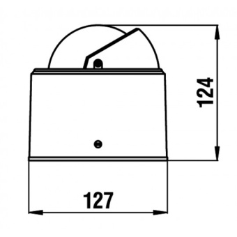 Riviera Compass Zenith Series Black BZ1 - Recessed Installation
