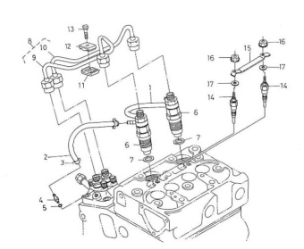 Nanni Diesel 970307590 - PIPE,INJECTION for 2.50HE