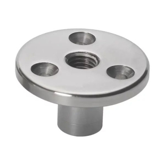 Barton 60365 – Flush Deck Plate Ø50mm with M12 Thread & Blanking Plug, SWL 2500kg