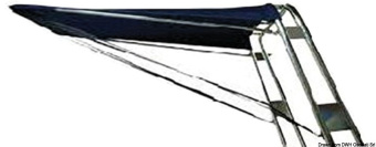 Osculati 46.906.12 - Telescopic Awning Navy Blue 130 x 150 cm
