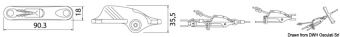 Osculati 56.253.01 - CLAMCLEATS CL 253