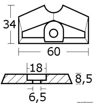 Osculati 43.259.03 - Anode 4 HP 4 Strokes