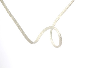 English Braids 34760200000 12-Strand Pre-Stretched Polyester 4mm White