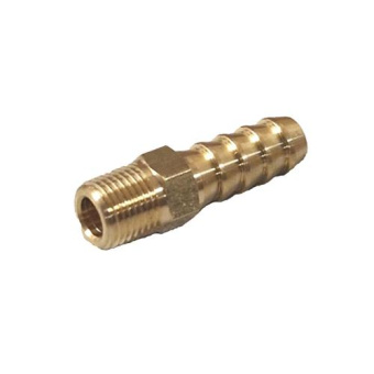Hollex Brass Straight Hose Tail 1/8" NPT Male