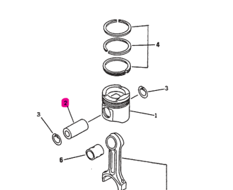 Northern Lights 6221-31-2410 - Piston Pin 