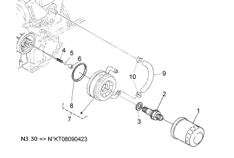 Nanni Diesel 970315035 - ASSY CARTRIDGE,OIL for N3.30