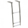 Stainless Steel Telescopic Ladder 3 Steps Width 254 mm