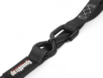 Speedstrap 25 mm Heavy Duty Kit, Ratchet Tie-Down, S-Hooks and Loop, 450 cm, Black