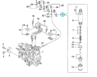 Northern Lights 719946-53100 - Fuel Injector 