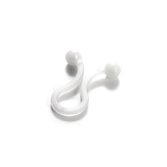 Ripca Clip Twist Lock Ø7.6-10.2mm White (100 pcs)