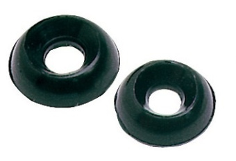 Osculati 37.322.05NE - Nylon Under-Screw Washer Black 5 mm (100 pcs.)