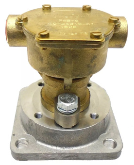 Johnson Pump 10-24321-01 - Self-Priming Bronze Cooling Water Impeller Pump F4B-9 (Mitsubishi L- & K-Series with Spline PTO)