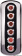 Osculati 14.850.10 - Backlit Carbon Fiber Panel. Red LED