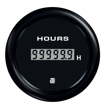 Uflex 60530QK - Ultra Black Hourmeter 0-99999 Hours